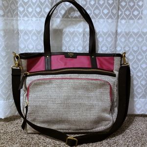 Fossil Tote Messenger Bag